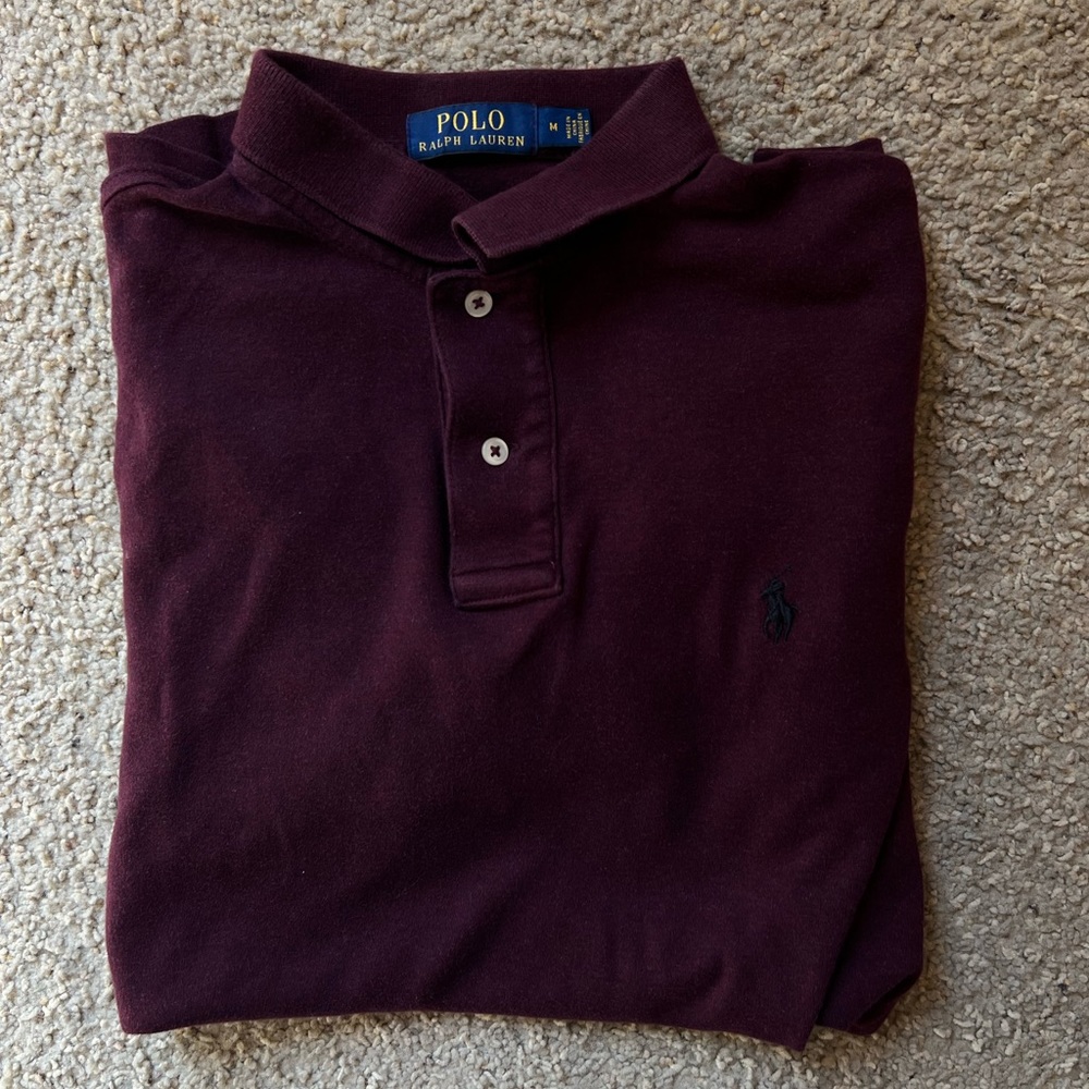 Medium polo shirt burgundy